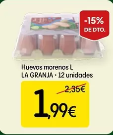 Oferta de La Granja - Huevos Morenos L por 1,99€ en Dialprix