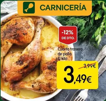 Oferta de Cuarto Trasero De Pollo por 3,49€ en Dialprix