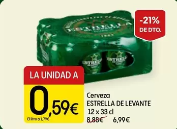 Oferta de Estrella - Cerveza por 0,59€ en Dialprix