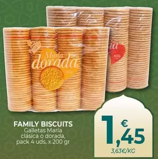 Oferta de Dorada - Galletas María Clasica O Dorada por 1,45€ en CashDiplo