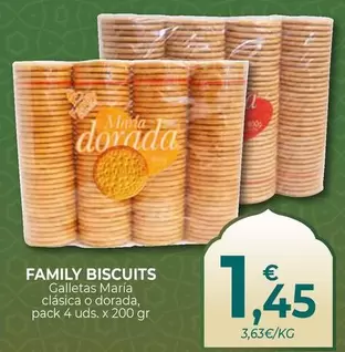 Oferta de Dorada - Galletas María Clasica O Dorada por 1,45€ en CashDiplo