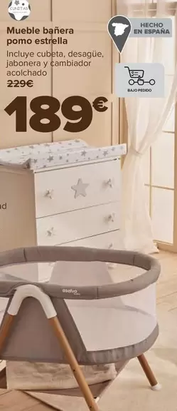 Oferta de Cunitas - Mueble Banera Pomo Estrella por 189€ en Carrefour