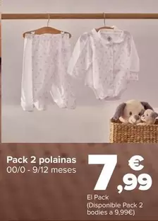 Oferta de Pack 2 Polainas por 7,99€ en Carrefour