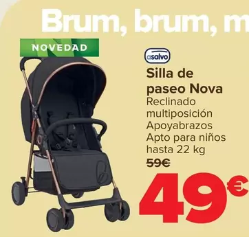 Oferta de Asalvo - Silla De Paseo Nova por 49€ en Carrefour