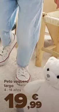 Oferta de Peto Vaquero Largo por 19,99€ en Carrefour