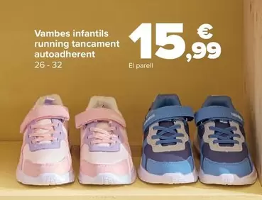 Oferta de Deportivo Infantil Running Cierre Autoadherente por 15,99€ en Carrefour