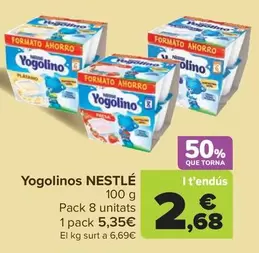 Oferta de Nestlé - Yogolino por 5,35€ en Carrefour