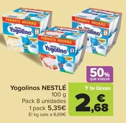 Oferta de Nestlé - Yogolino por 5,35€ en Carrefour