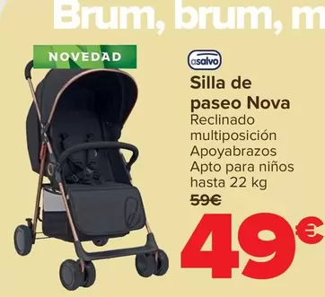 Oferta de Asalvo - Silla De Paseo Nova por 49€ en Carrefour