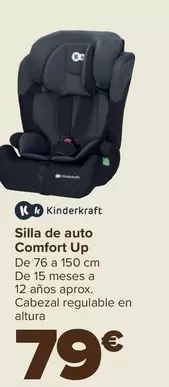 Oferta de Kinderkraft - Silla De Auto Comfort Up por 79€ en Carrefour