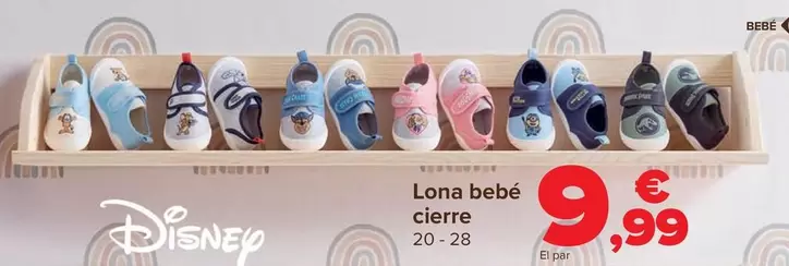 Oferta de Disney - Lona Bebé Cierre por 9,99€ en Carrefour