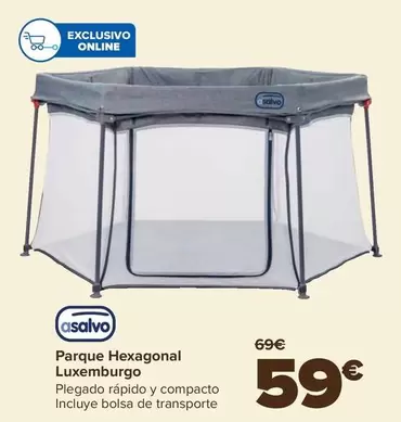 Oferta de Asalvo - Parque Hexagonal Luxemburgo por 59€ en Carrefour