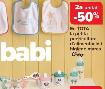 Oferta de Disney - En Toda La Pequena Puericultura De Alimentacion Y Aseo Marca  en Carrefour