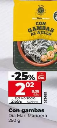 Oferta de Dia Mari Marinera - Con Gambas por 2,02€ en Dia