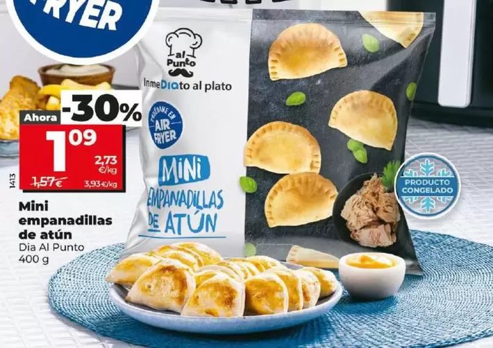 Oferta de Dia Al Punto - Mini Empanadillas De Atun por 1,09€ en Dia