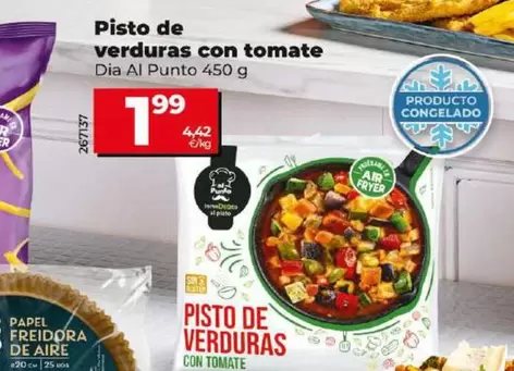 Oferta de Dia Al Punto - Pisto De Verduras Con Tomate por 1,99€ en Dia