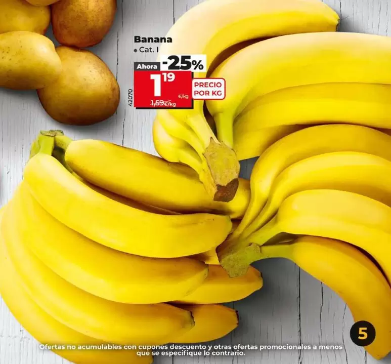 Oferta de Banana por 1,19€ en Dia