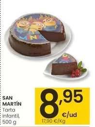 Oferta de San Martin - Tarta Infantil por 8,95€ en Eroski