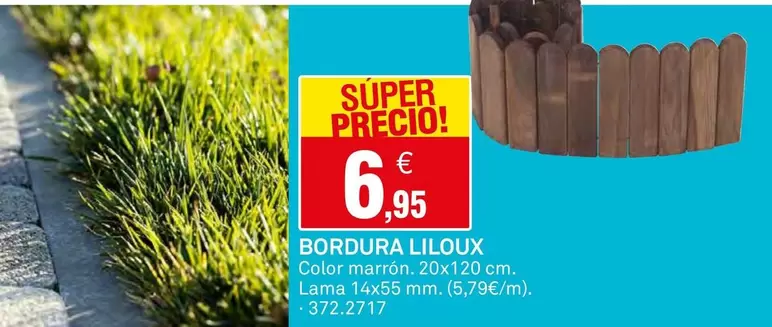 Oferta de Bordura Liloux por 6,95€ en Bricoking