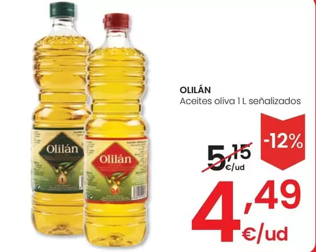 Oferta de Olilan - Aceites Oliva por 4,49€ en Eroski