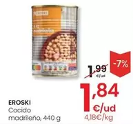 Oferta de Eroski - Cocido Madrileno por 1,84€ en Eroski