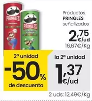 Oferta de Pringles -  Productos Senalizados por 2,75€ en Eroski