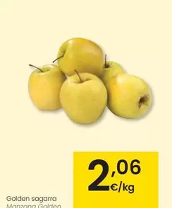 Oferta de Manzana Golden por 2,06€ en Eroski