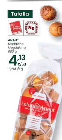 Oferta de Anaut - Magdalena por 4,13€ en Eroski