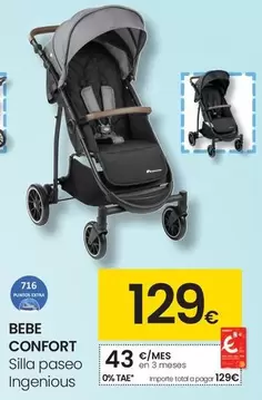 Oferta de Bebé Confort - Silla Paseo Ingenious por 129€ en Eroski