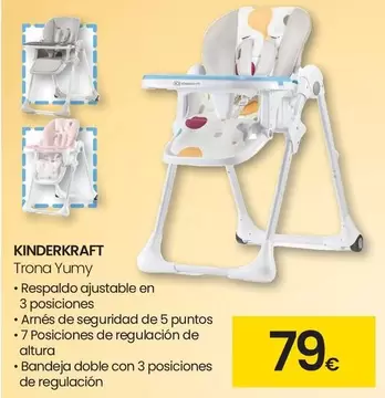 Oferta de Kinderkraft - Trona Yumy por 79€ en Eroski