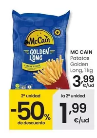 Oferta de McCain - Patatas Golden Long por 3,99€ en Eroski