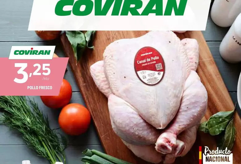 Oferta de Coviran - Pollo Fresco por 3,25€ en Coviran