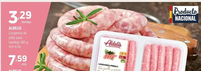 Oferta de Aldelis - Luquizza De Pollo por 7,59€ en Coviran