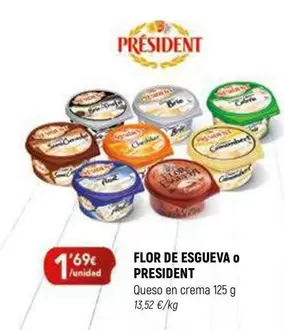 Oferta de Président - Queso En Crema por 1,69€ en Coviran