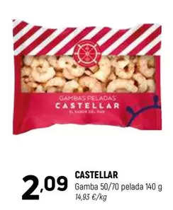 Oferta de Castellar - Gamba 50/70 Pelada por 2,09€ en Coviran