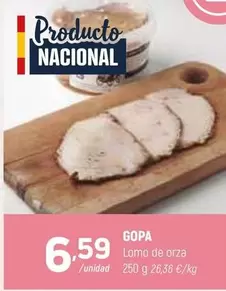 Oferta de Lomo De Orza por 6,59€ en Coviran