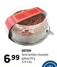 Oferta de Tarta Bombon Chocolate Galleta por 6,99€ en Coviran