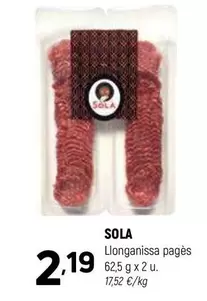 Oferta de Sola - Llonganissa Pages por 2,19€ en Coviran