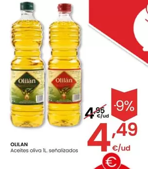 Oferta de Olilan - Aceites Oliva Senalizados por 4,49€ en Eroski