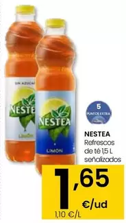 Oferta de Nestea - Refrescos De Te Senalizados por 1,65€ en Eroski