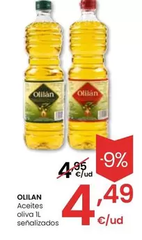 Oferta de Olilan - Aceites Oliva Senalizados por 4,49€ en Eroski