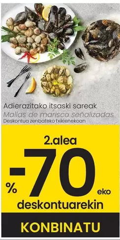 Oferta de Mallas De Marisco Señalizadas en Eroski