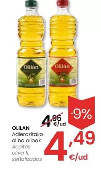 Oferta de Olilan - Aceites Oliva Senalizados por 4,49€ en Eroski