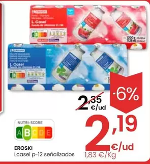 Oferta de Eroski - Lcasei P-12 Señalizados  por 2,19€ en Eroski