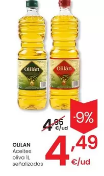 Oferta de Olilan - Aceites Oliva por 4,49€ en Eroski