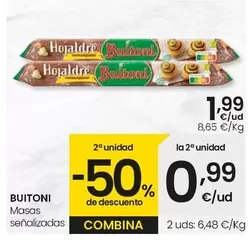 Oferta de Buitoni - Masas por 1,99€ en Eroski