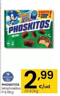 Oferta de Phoskitos - Miniphoskitos por 2,99€ en Eroski