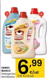 Oferta de Omino Bianco - Detergentes Senalizados por 6,99€ en Eroski