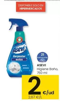 Oferta de Asevi - Higiene Baño por 2€ en Eroski