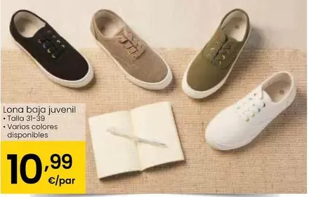 Oferta de Lona Baja Juvenil por 10,99€ en Eroski